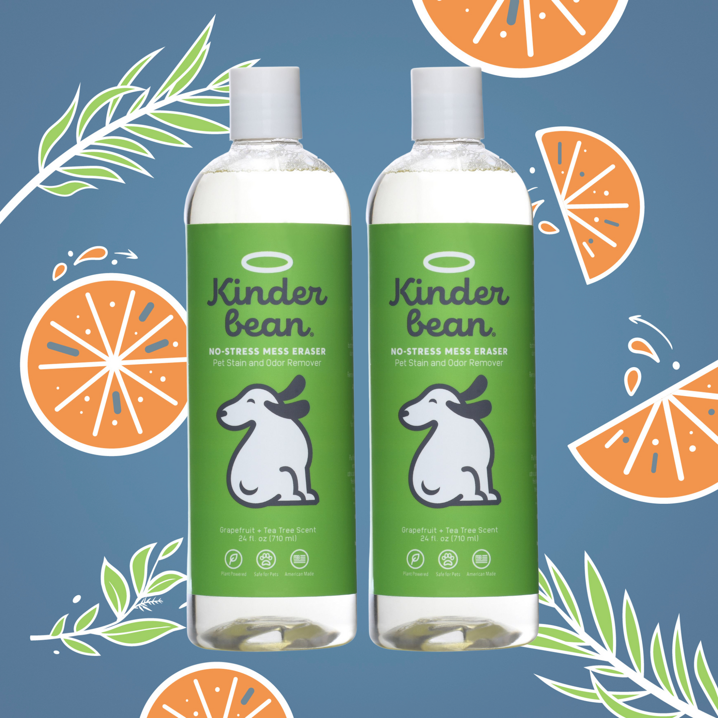 24 oz Grapefruit & Tea Tree No-Stress Mess Eraser - Pet Urine Stain & Odor Eliminator